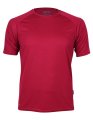 Heren Sportshirt CONA SPORTS Rainbow Tech Tee Bordeaux Red